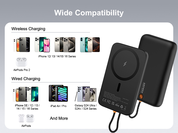 10000mah magsafe power bank