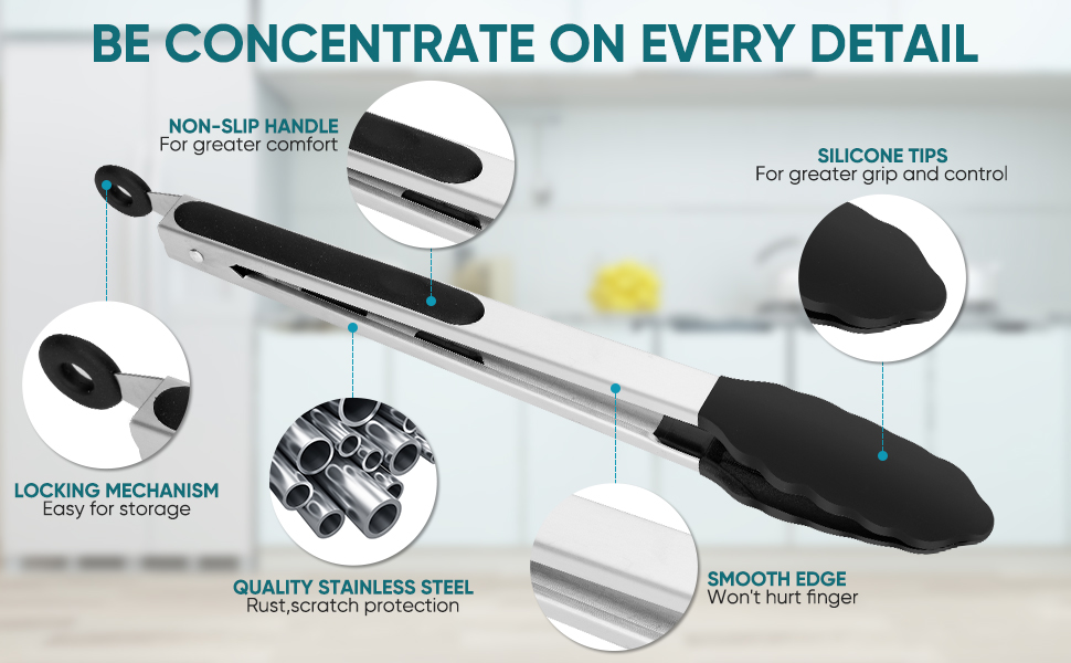 Maywe Tanso kitchen tongs cooking tongs