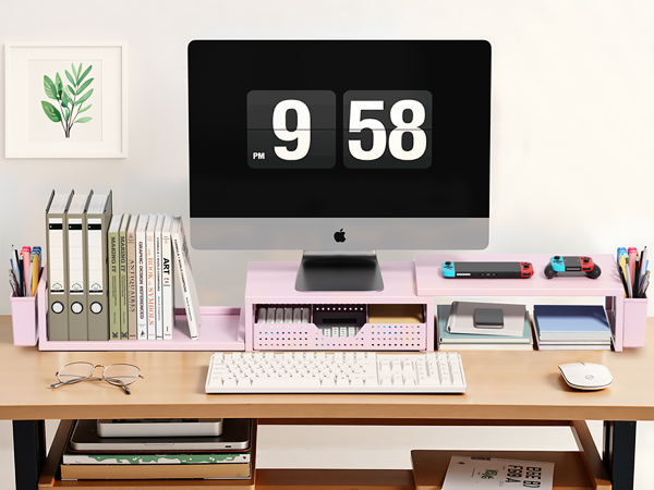 Dual Monitor Stand Riser