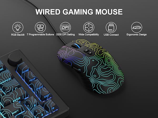 USB Wired Gaming Mouse