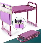 Byhagern Foldable Garden Kneeler and Seat,Portable Garden Kneeler Stool - Heavy Duty Garden Bench...