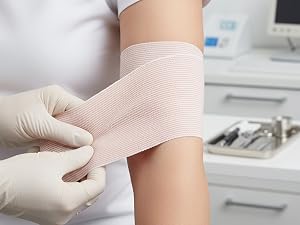 Medical Care By using hospora elastic bandage