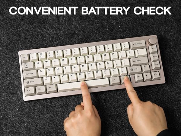 P65 Tri-Mode Wireless QMK/VIA Mechanical Keyboard