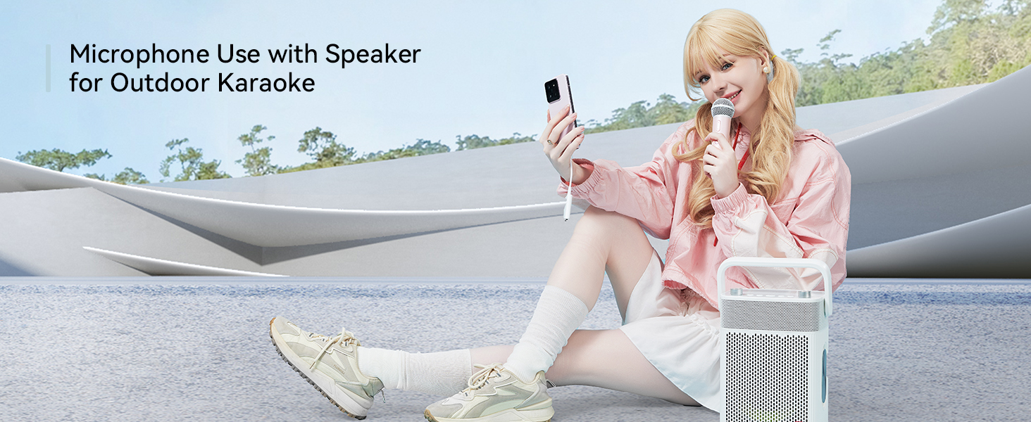 wireless microphone for singing a