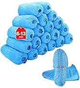 Tomus-UNI 200 Pack (100 Pairs) X-Large Disposable Boot & Shoe Covers,| Fit Shoe Sizes to Men's 13...