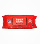 Hero Wipes Body Wipes Remove 98% Of Carcinogens, Ash, Soot, Smoke, Toxins - 12 Packs of 48ct Extr...