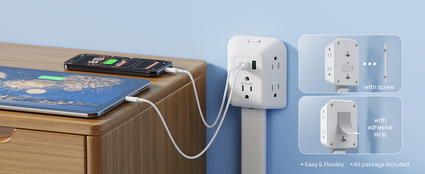 2 way for mounting on wall
