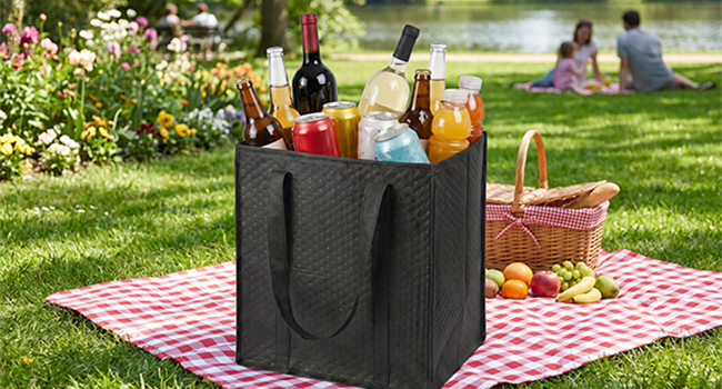 Insulated bags for outdoor use