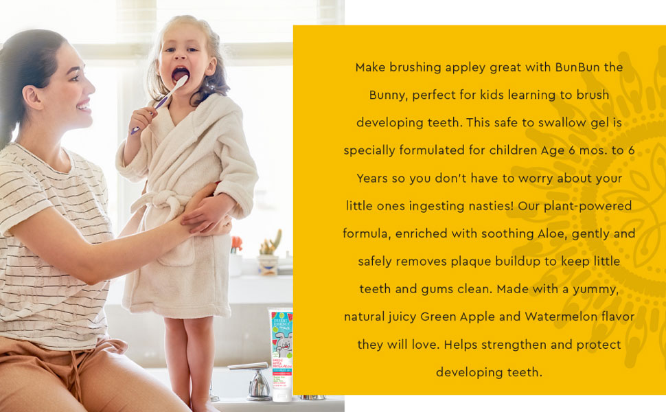 DESERT ESSENCE Green Apple Watermelon Toothpaste