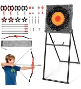 SPOYNAL 5 in 1 Steel Axe Throwing Target Set, Outdoor Target Game with Axes, Throwing Stars, Dart...