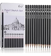 GETHPEN Sketch Pencils for Drawing,12 Pack Drawing Pencils, Graphite Pencils, Graphite Pencils fo...