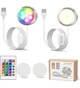 2PCS 3D Printer LED Lamp Kit–RGB LED Light & 3 CCT Adjustable(3000K-6000K) | Cxydm 5V USB Powered...