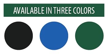 image showing the available colors for gold pan: black, blue, green
