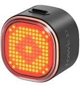 TOWILD TL08 Bike Tail Light Customized Patterns Full-Color Bike Rear Light,Brake Sensing Bicycle ...