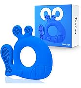 Love Noobs Silicone Baby Teether, Baby Teething Toys for Babies, BPA Free Infant Teether, Safe Ba...