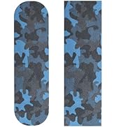 ZUEXT 9" x 33" Skateboard Grip Tape, 2Pack Blue Camo Waterproof Longboard Grip Tape, Bubble Free ...
