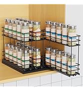 Mystozer Pull Out Spice Rack Organizer for Cabinet, Slide Out Spice Racks, Easy to Install, 2.1''...