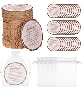 200pcs Wedding Favors for Guests Cork Coasters Bulk Absorbent Rustic Coasters Thank You for Celeb...
