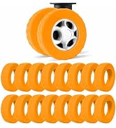 16 Pcs Upgrade Luggage Wheel Covers,Silicone Luggage Wheel Cover, 2-2.4-inch Carry-On Suitcases O...