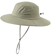 Home Prefer UPF 50+ Sun Hats for Men Women Foldable Wide Brim Fishing Hat Quick Dry Summer Outdoo...