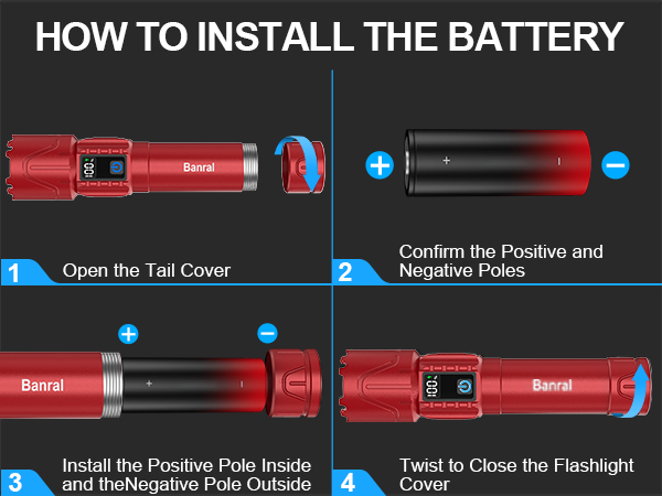 HOW TO INSTALL THE BATTERY