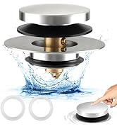 Bathtub Drain Stopper, Uxoz Universal Tub Stopper for Replacing Tip Toe/Trip Lever/Lift&Turn Tub ...