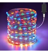 Minetom Fairy Lights Plug in, 33Ft 100LEDs String Lights for Bedroom | Adaptor Included, Waterpro...