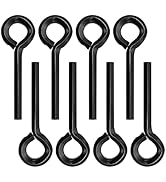 Aienxn 8pcs Black 7/32" Standard Hex Dogging Key with Full Loop, Metal Allen Wrench Door Key for ...