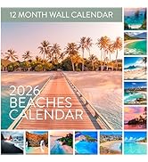 2026 Beaches Wall Calendar (2026 Calendar)