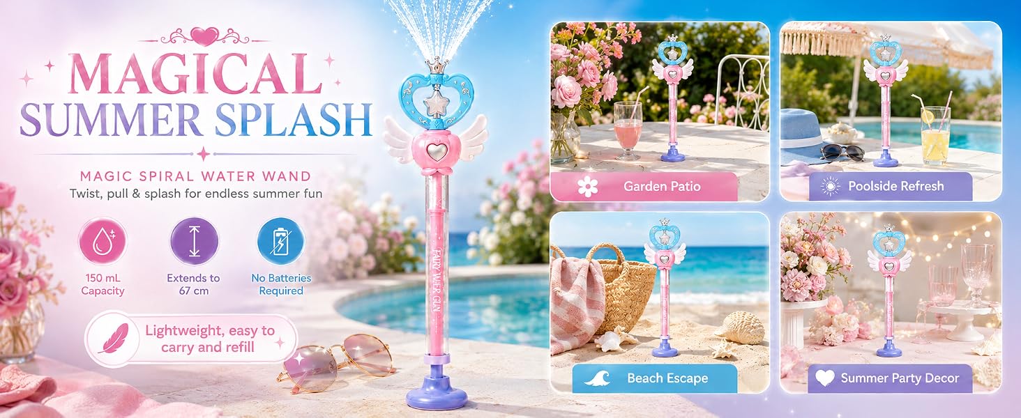Magic Spiral Water Wand