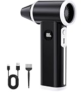 Larkeey Compressed Air Duster Electric Duster for PC Keyboard 13000RPM Cordless Car Dryer Air Blo...