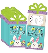 Big Dot of Happiness Easter Gift Card Holders - Hippity Hoppity, Easter Bunny Money Envelopes Dou...