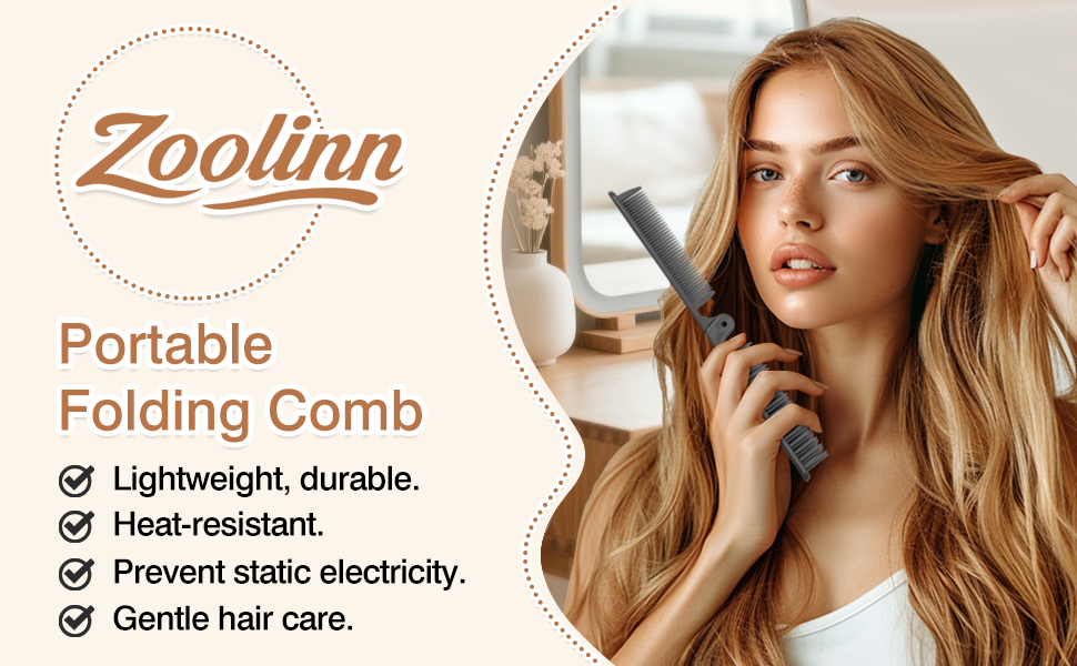 Portable Folding Comb