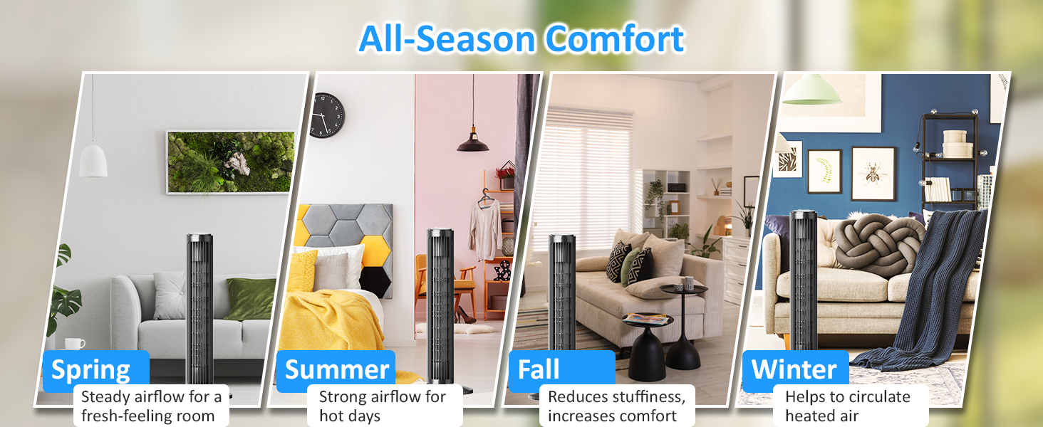 Fans in multiple season settings