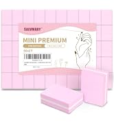 SALVMARY Mini Nail Buffer Blocks Files 180/240 Grit, 50Pcs Pink | EVA sponge buffer, buff and pre...