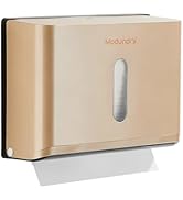 Paper Towel Dispensers Wall Mount: Multifold Z-Fold Paper Towel Holder, No Drilling Install, Comp...