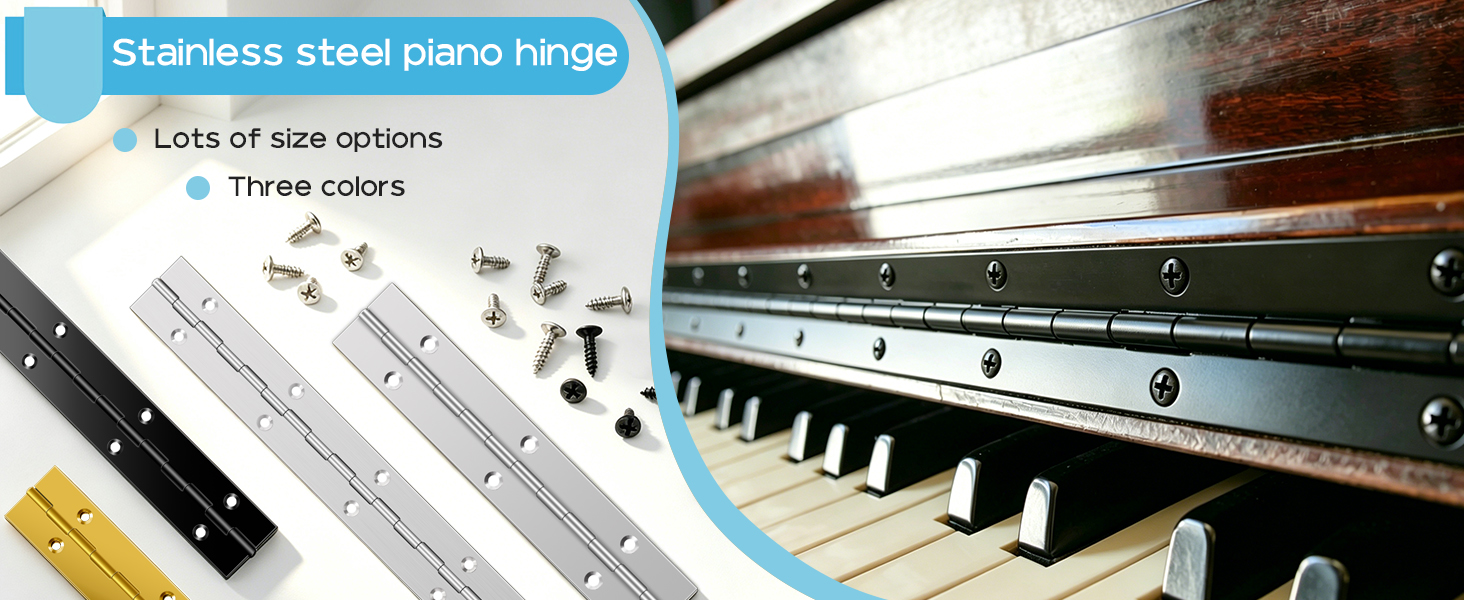 Heavy Duty Stainless Steel Piano Hinge