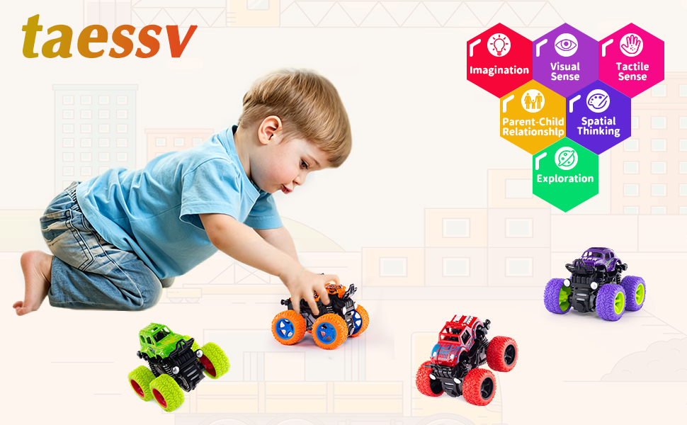 friction powered toy cars