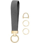 Fishent Stretchy Keychain, Woven Keychain Wristlet for Keys