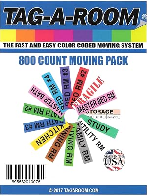 Color Coded Moving Labels 800 Count