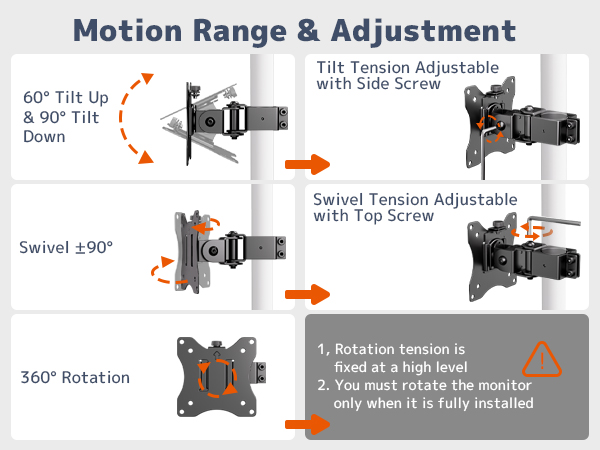 Motion Range & Adjustment