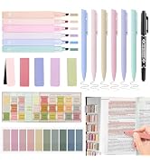 DazSpirit 25Pcs Bible Journaling Kit, 6 Bible Highlighters, 6 Smooth Writing Pens, 90 Bible Tabs,...