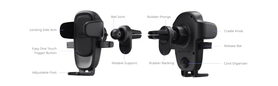 iOttie Easy One Touch car phone holder mount for iPhone android universal phone holder for car mount