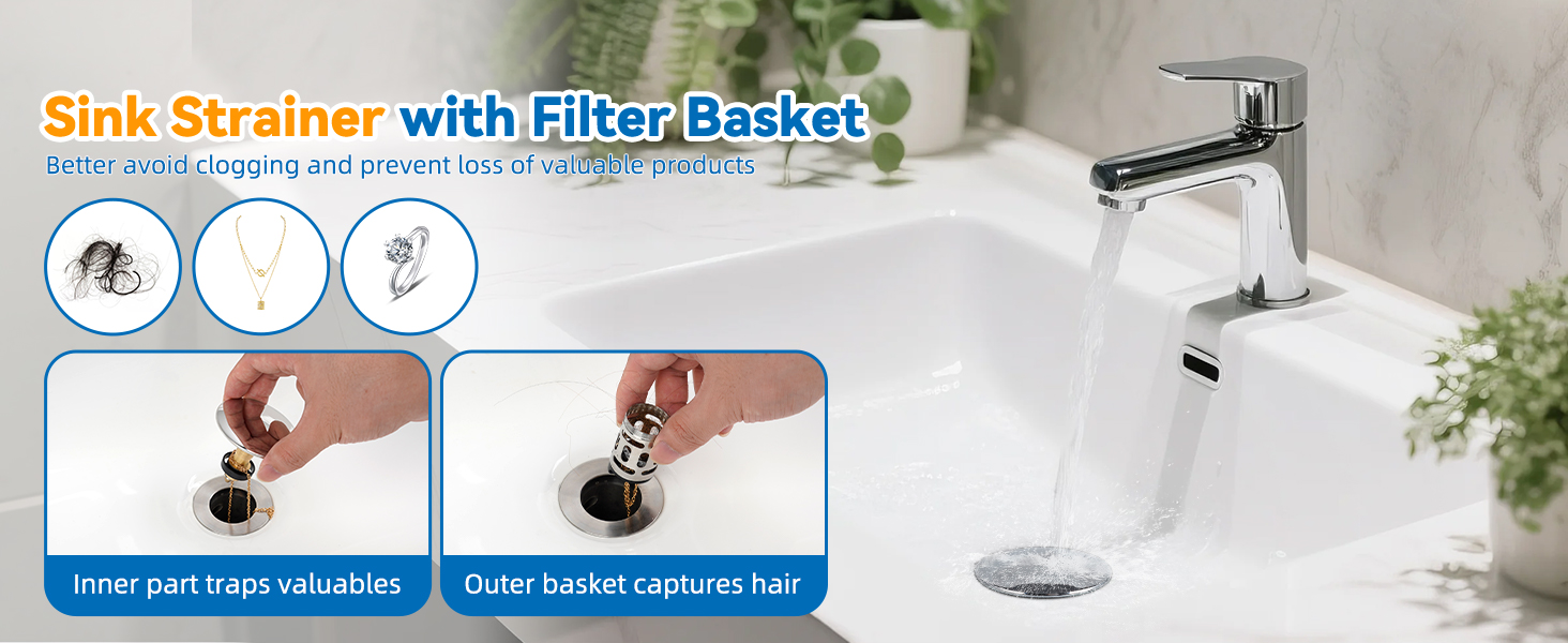 Anti-Clogging Drain Filter