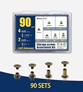 90 Sets Bronze Chicago Screws