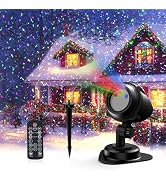 Christmas Laser Lights Projector Outdoor, AIRIVO RGB 3 Colors 11 Lighting Effects Projection Lase...