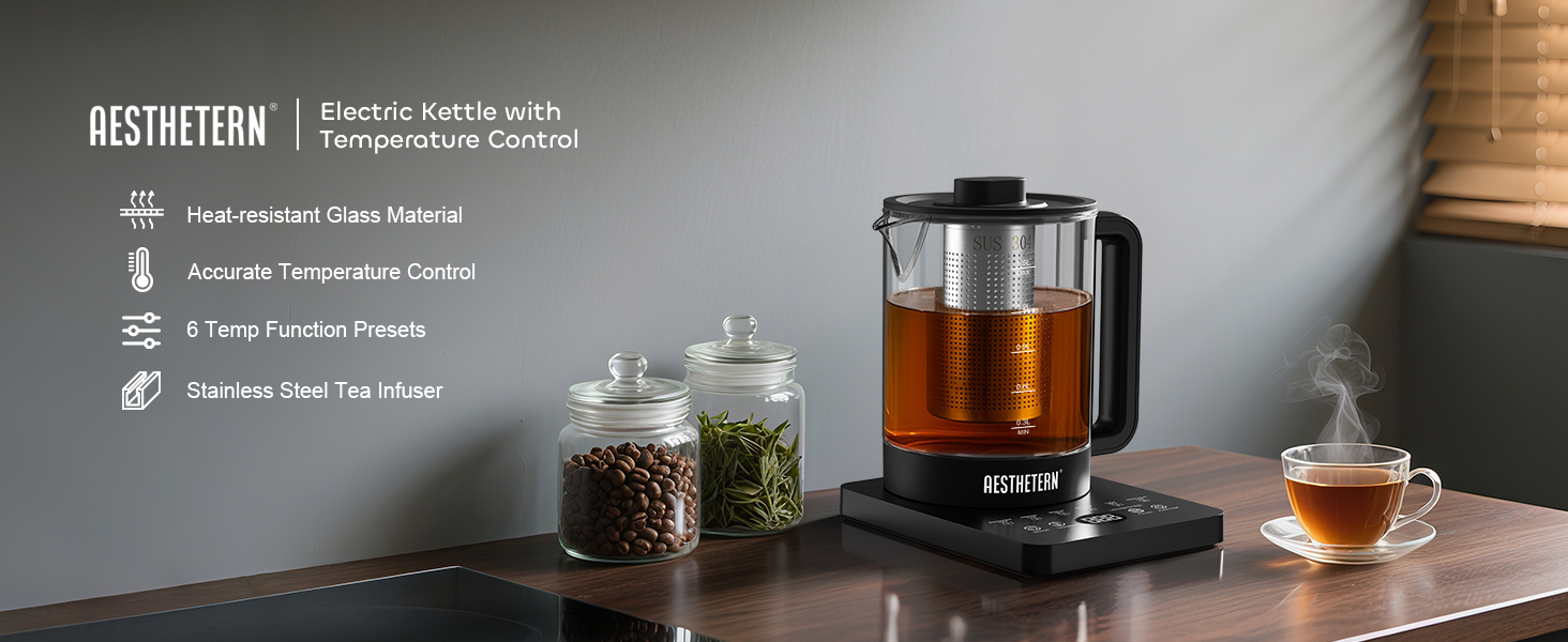 electric kettle with temperature control