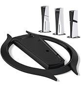 PlayVital Vertical Stand for ps5/Slim/Pro/Standard Console Disc & Digital, Space-Saving Holder Ba...
