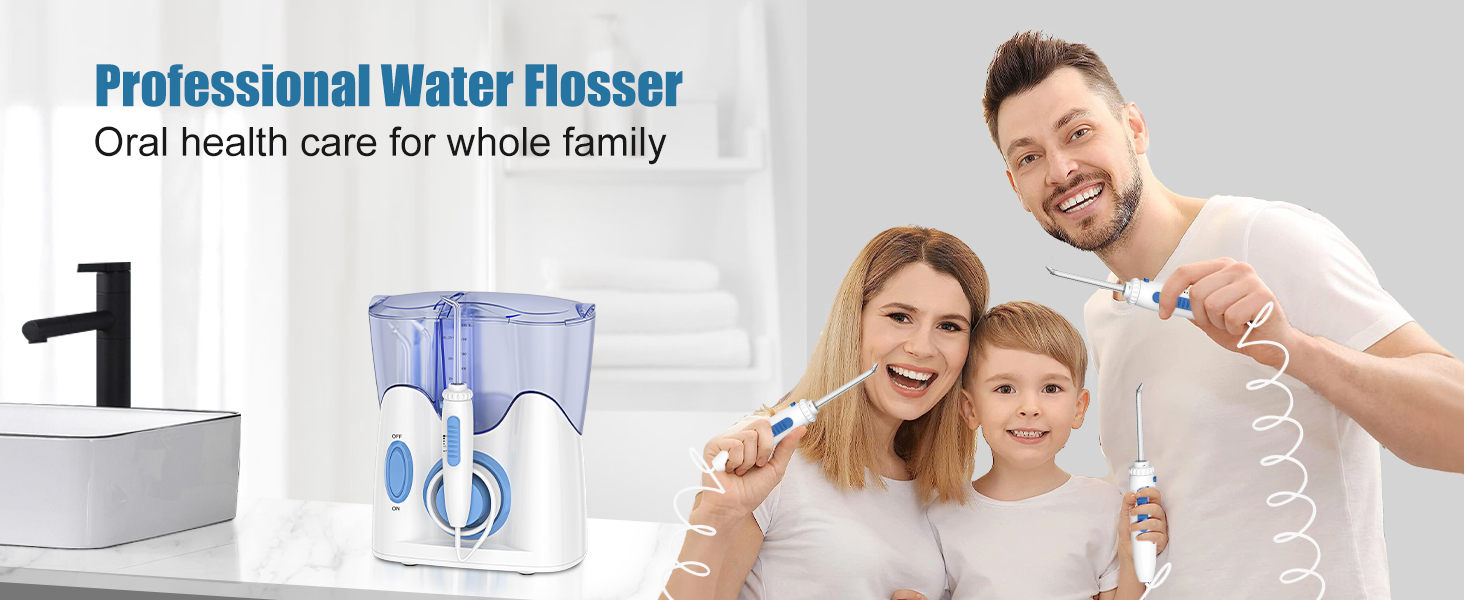 h2ofloss countertop water dental flosser teeth pick cleaner