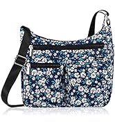 KAMO Crossbody Bag for Women - Multi-pocket Shoulder Bag Lightweight Messenger Bag Casual printed...